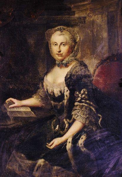 Johann Georg Ziesenis Portrait of Augusta Hanover China oil painting art